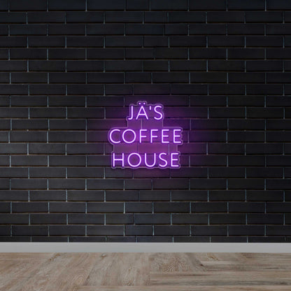 JA'S COFFEE HOUSE - Premium Neon Artwork