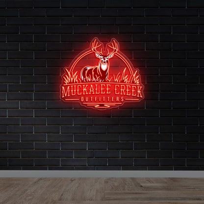 Muckalee Creek Outfitters - Premium Neon Artwork
