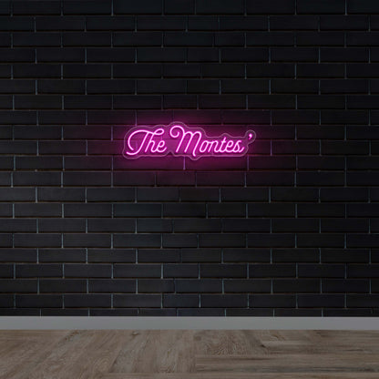 The Montes - Premium Neon Artwork