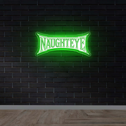 NAUGHTEYE - Premium Neon Artwork