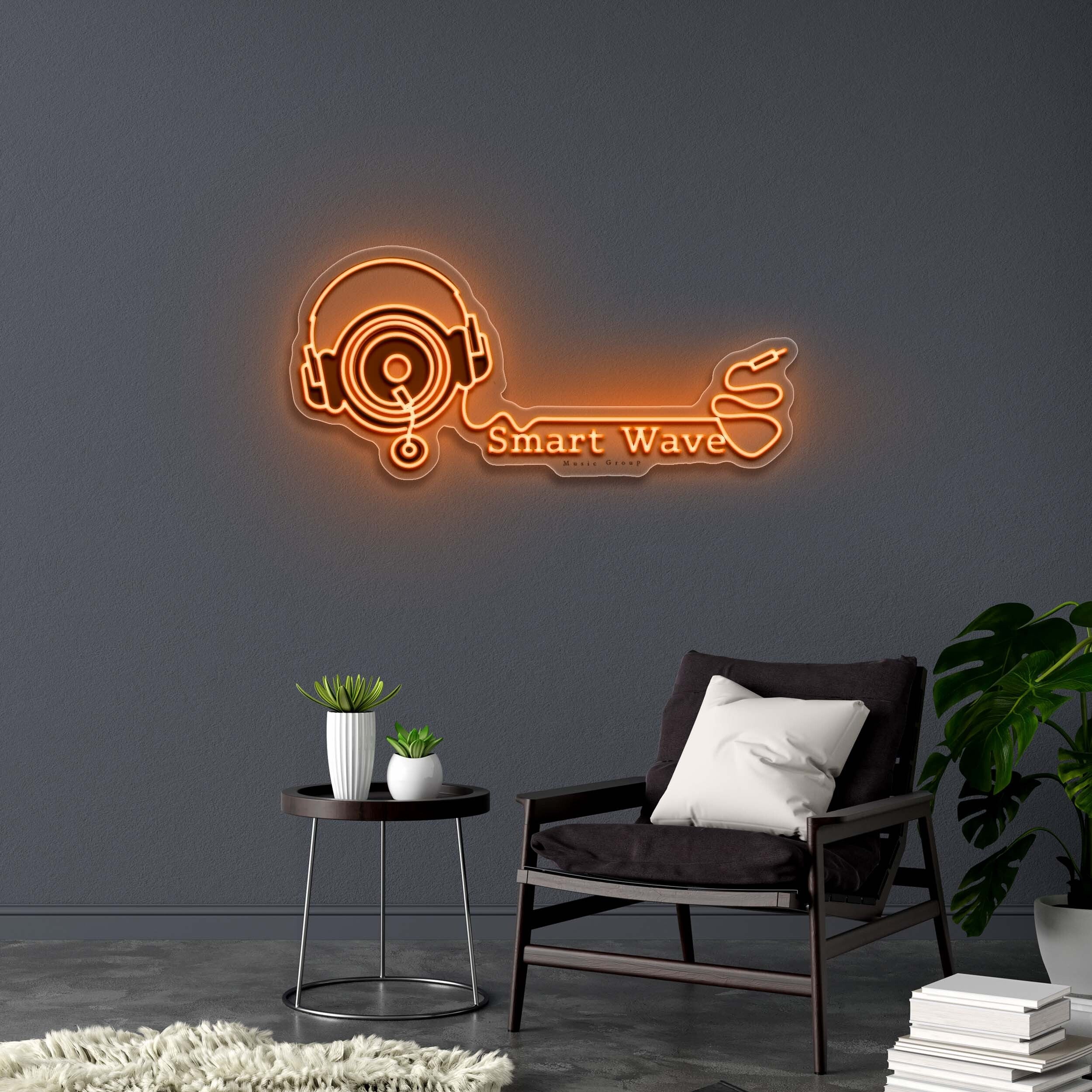 SMART WAVE - Premium Neon Artwork