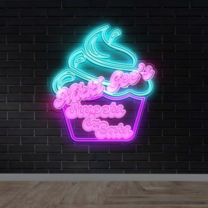 Nikki See's Sweets & Eats - Premium Neon Artwork
