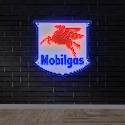 MOBILGAS - Premium Neon Artwork
