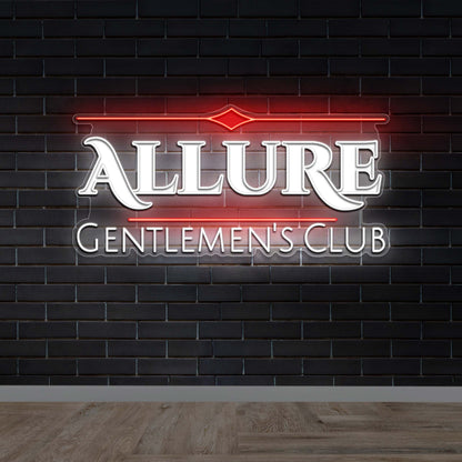 Allure Gentlemen's Club - Premium Neon Artwork