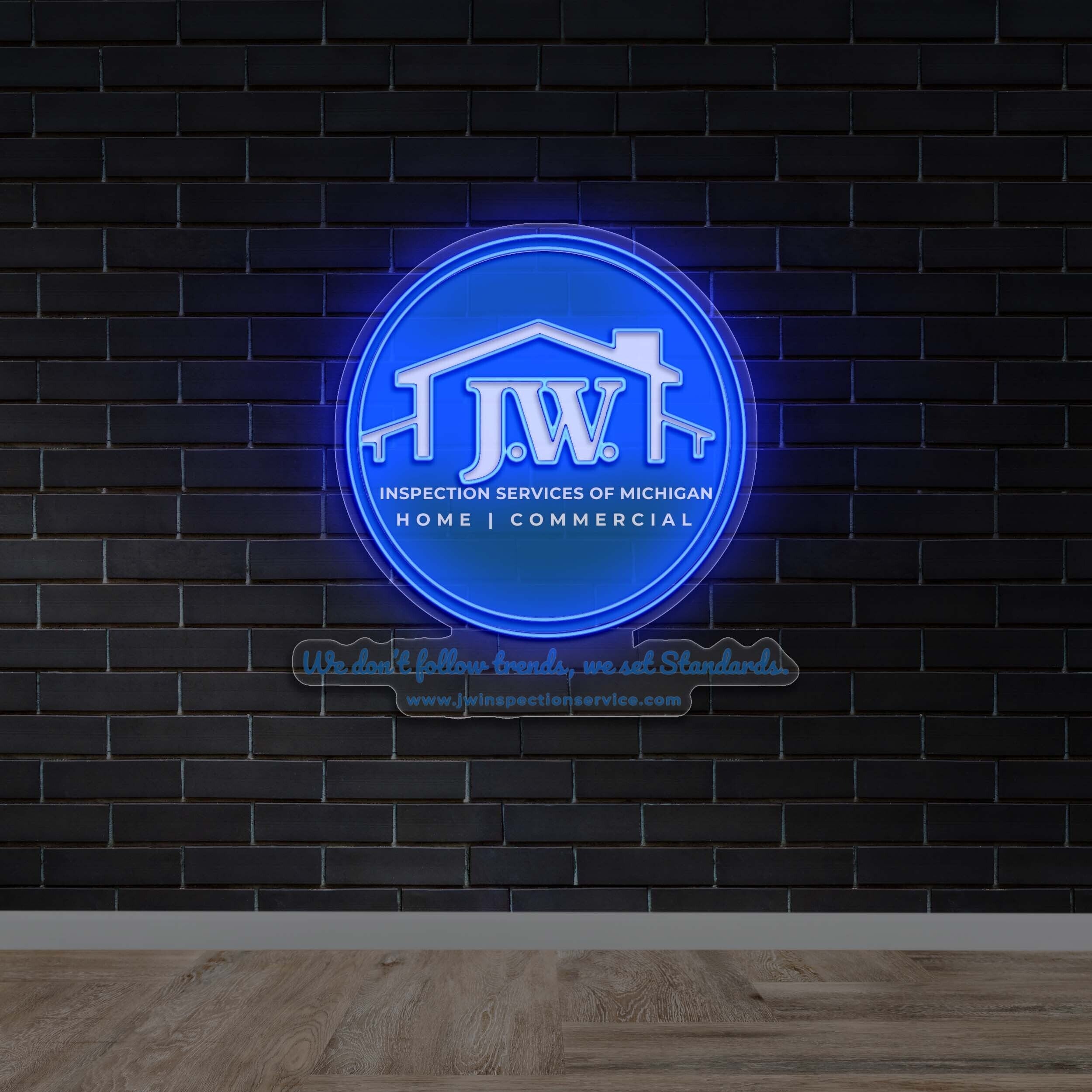 JW INSPECTION SERVICES - Premium Neon Artwork