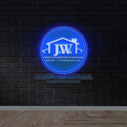 JW INSPECTION SERVICES - Premium Neon Artwork