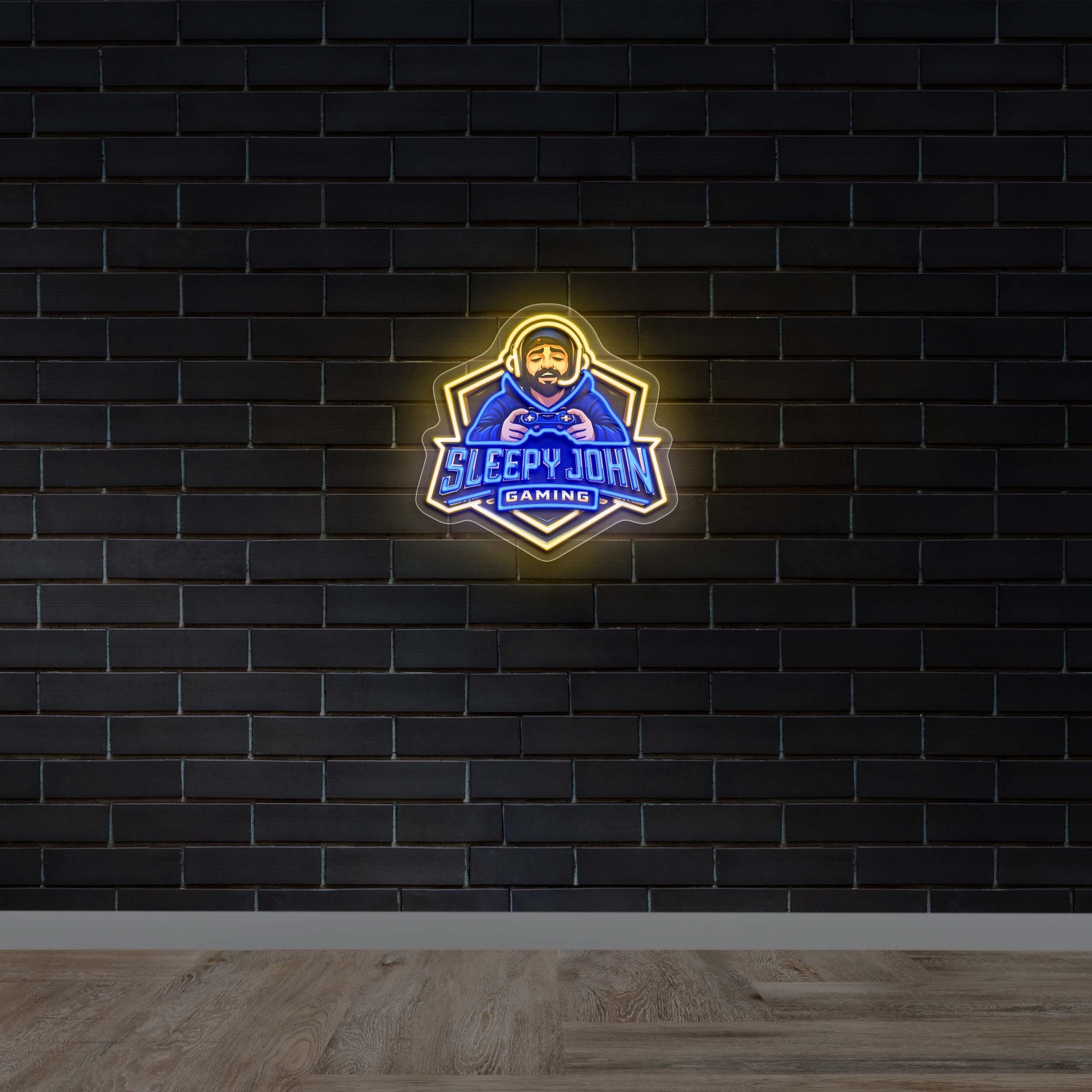 Sleepy John Gaming - Premium Neon Artwork