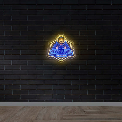 Sleepy John Gaming - Premium Neon Artwork