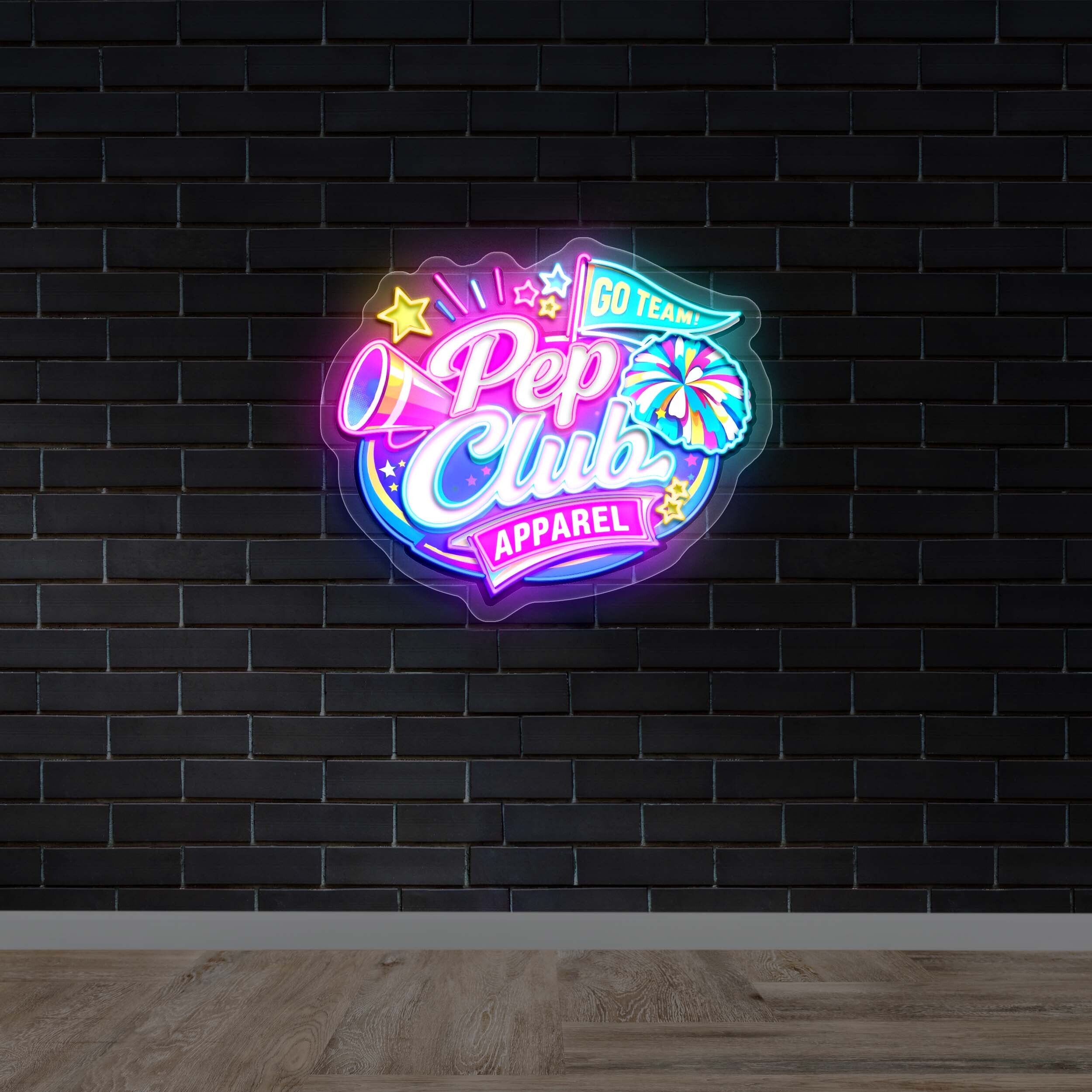 PEP CLUB APPAREL - Premium Neon Artwork
