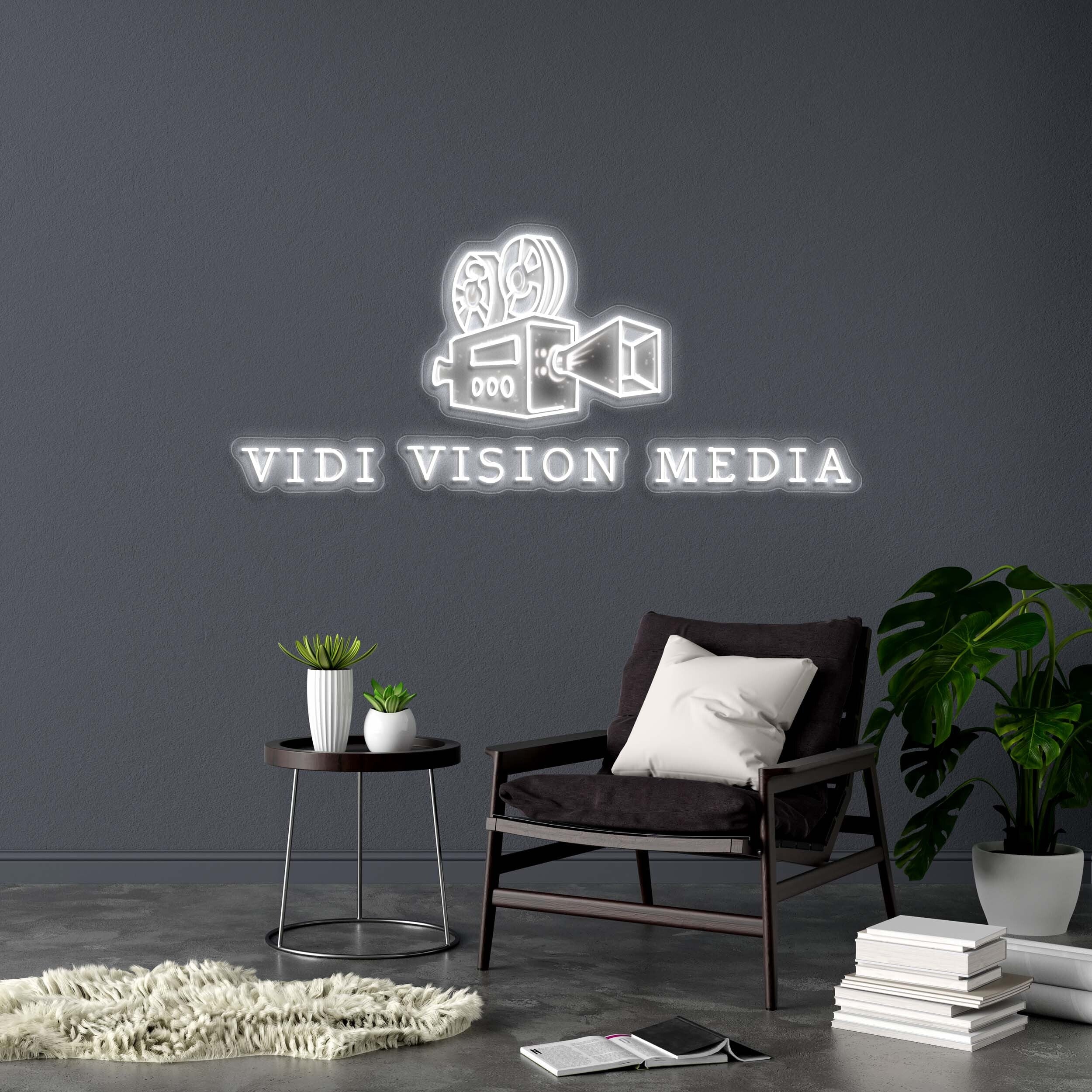 VIDI VISION MEDIA - Premium Neon Artwork