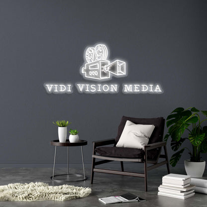 VIDI VISION MEDIA - Premium Neon Artwork
