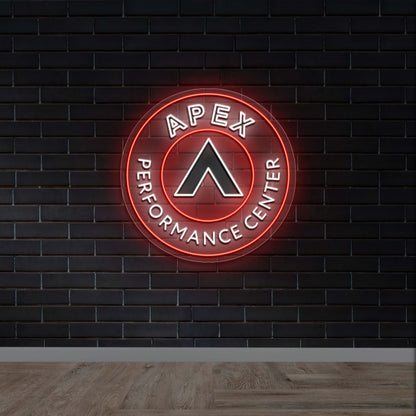 APEX PERFORMANCE CENTER - Premium Neon Artwork