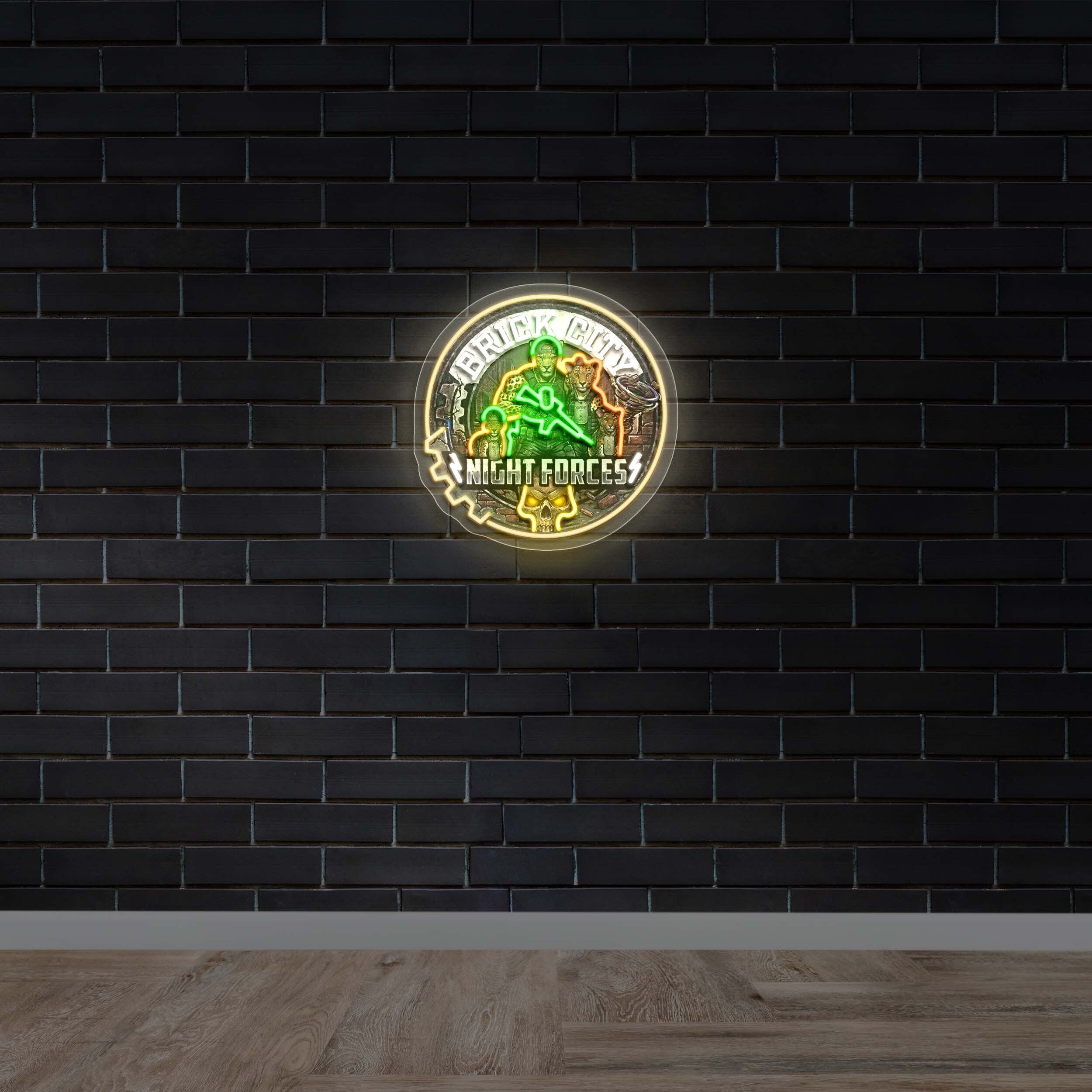 Brick City - Premium Neon Artwork