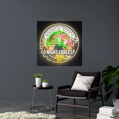 Brick City - Premium Neon Artwork