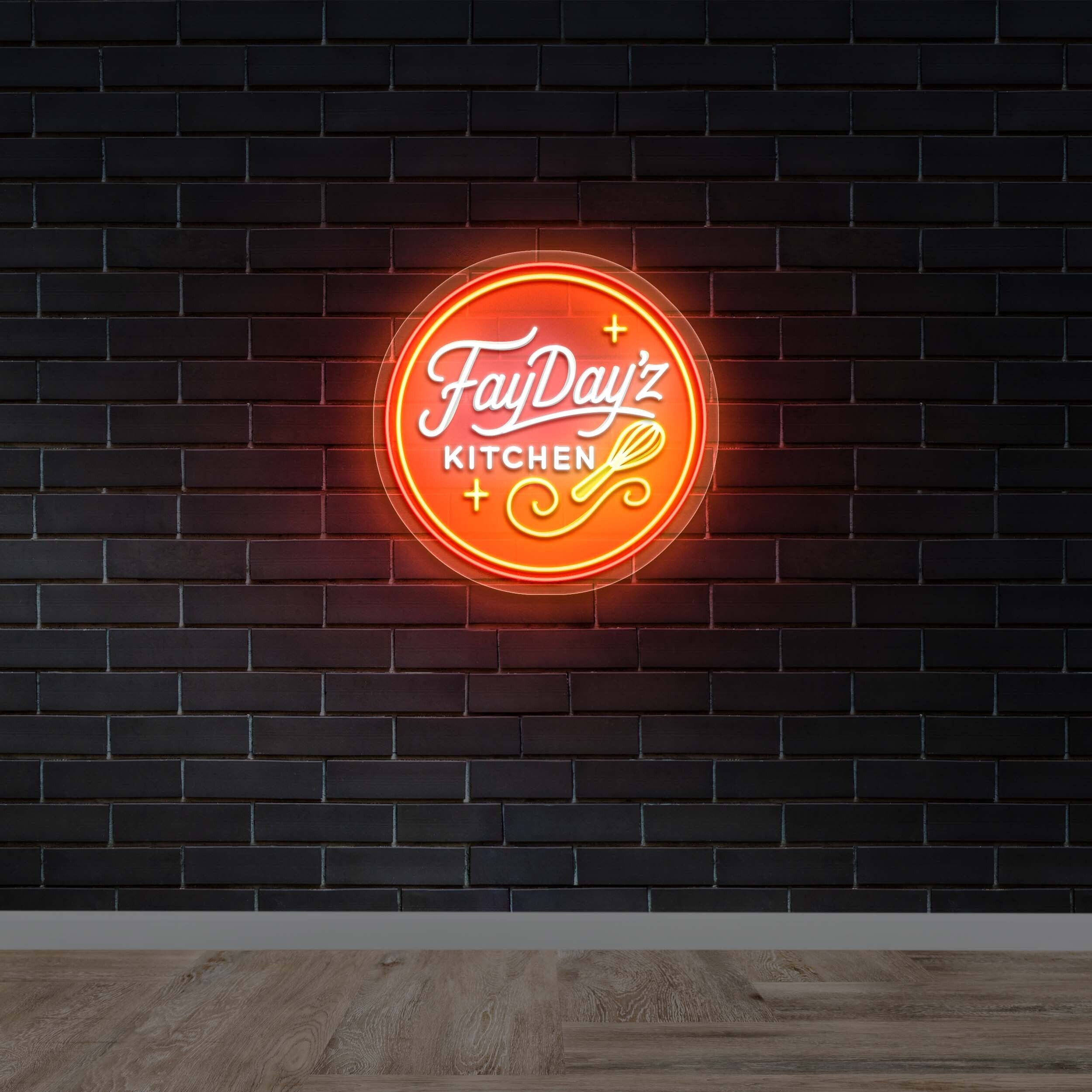 FayDay'z Kitchen - Premium Neon Artwork