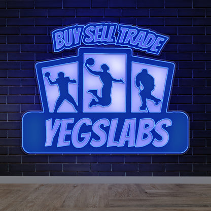 BUY SELL TRADE - Premium Neon Artwork