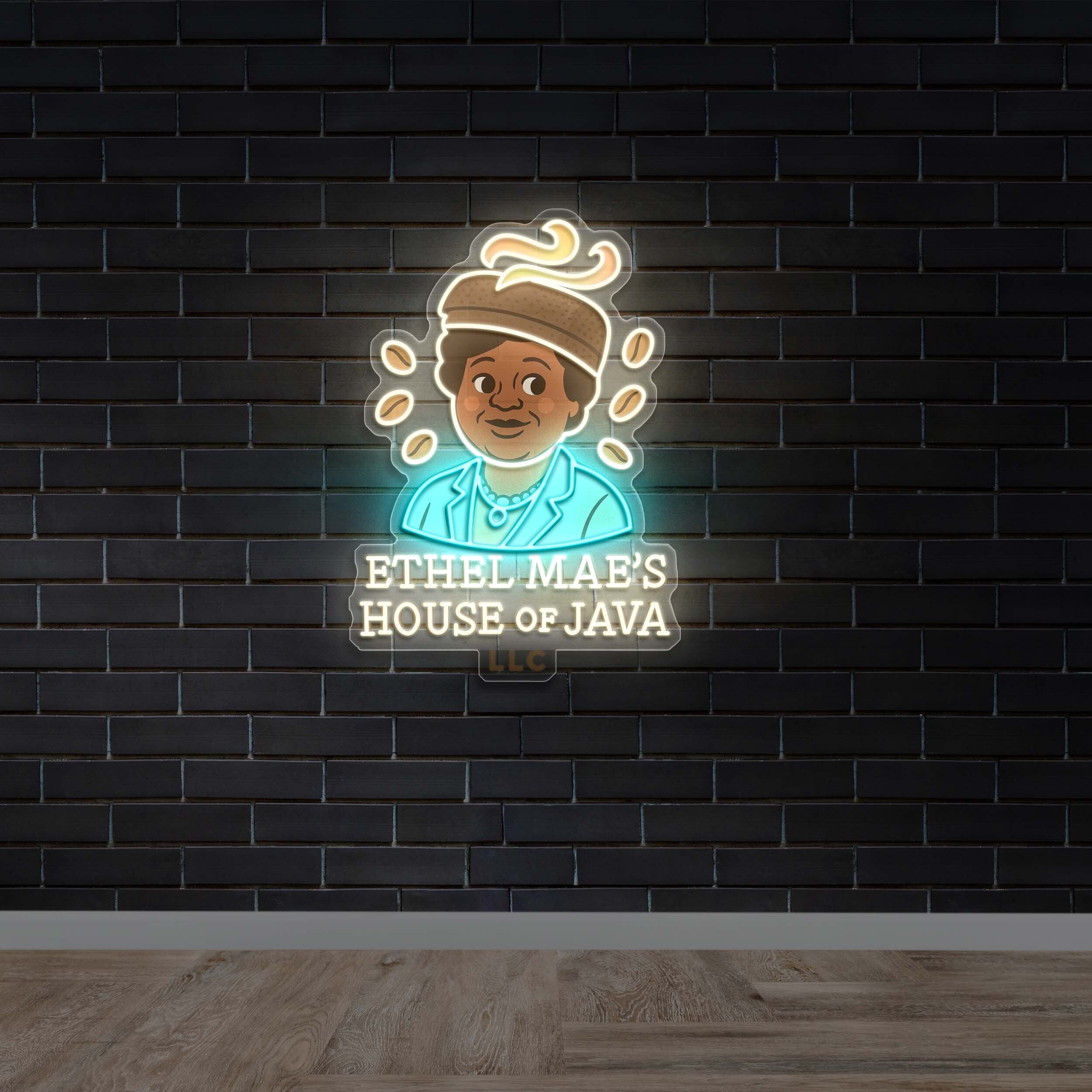 Ethel Mae’s House of Java -  Premium Neon Artwork