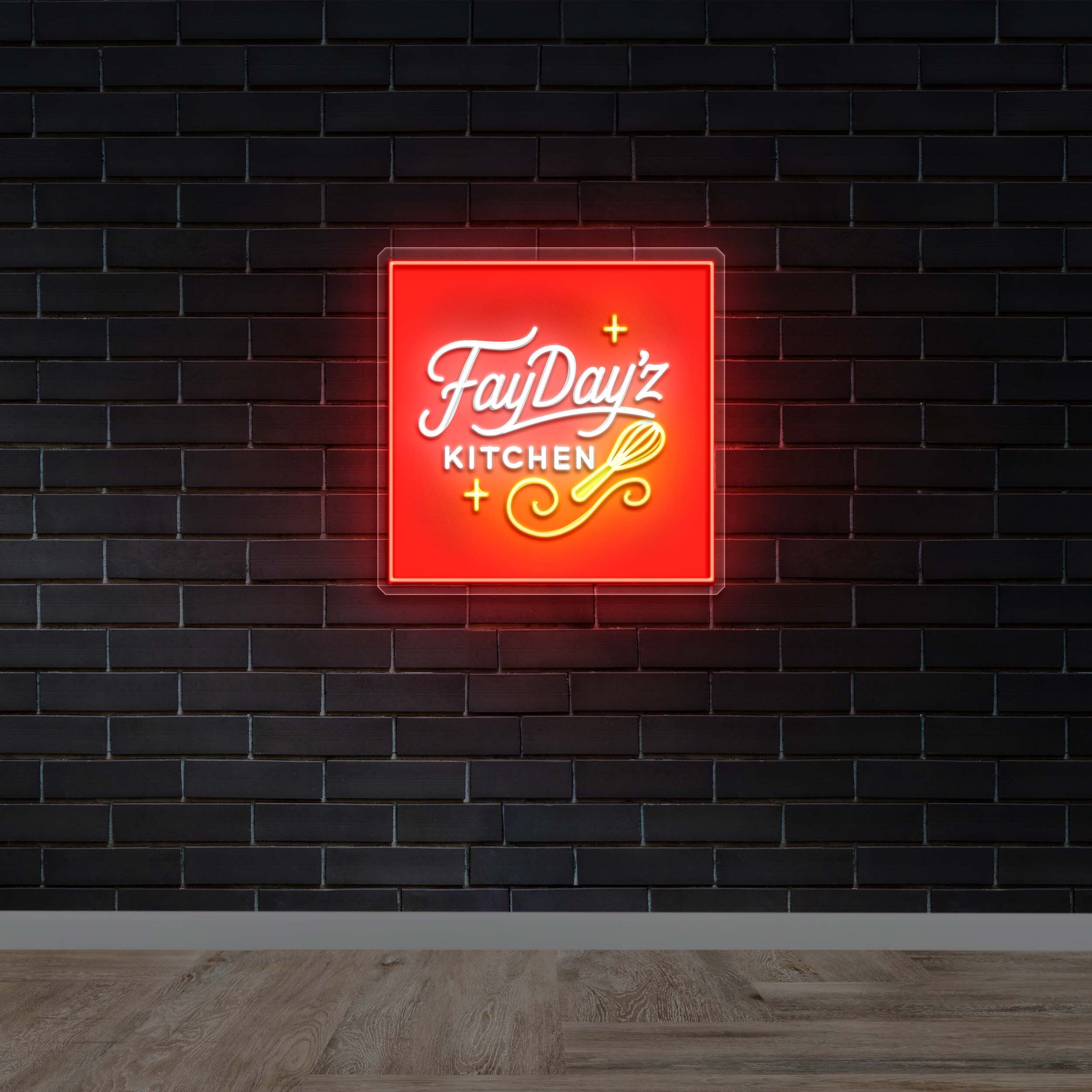 FayDay'z Kitchen - Premium Neon Artwork