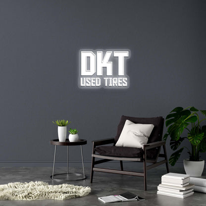 DKT USED TIRES - Premium Neon Artwork