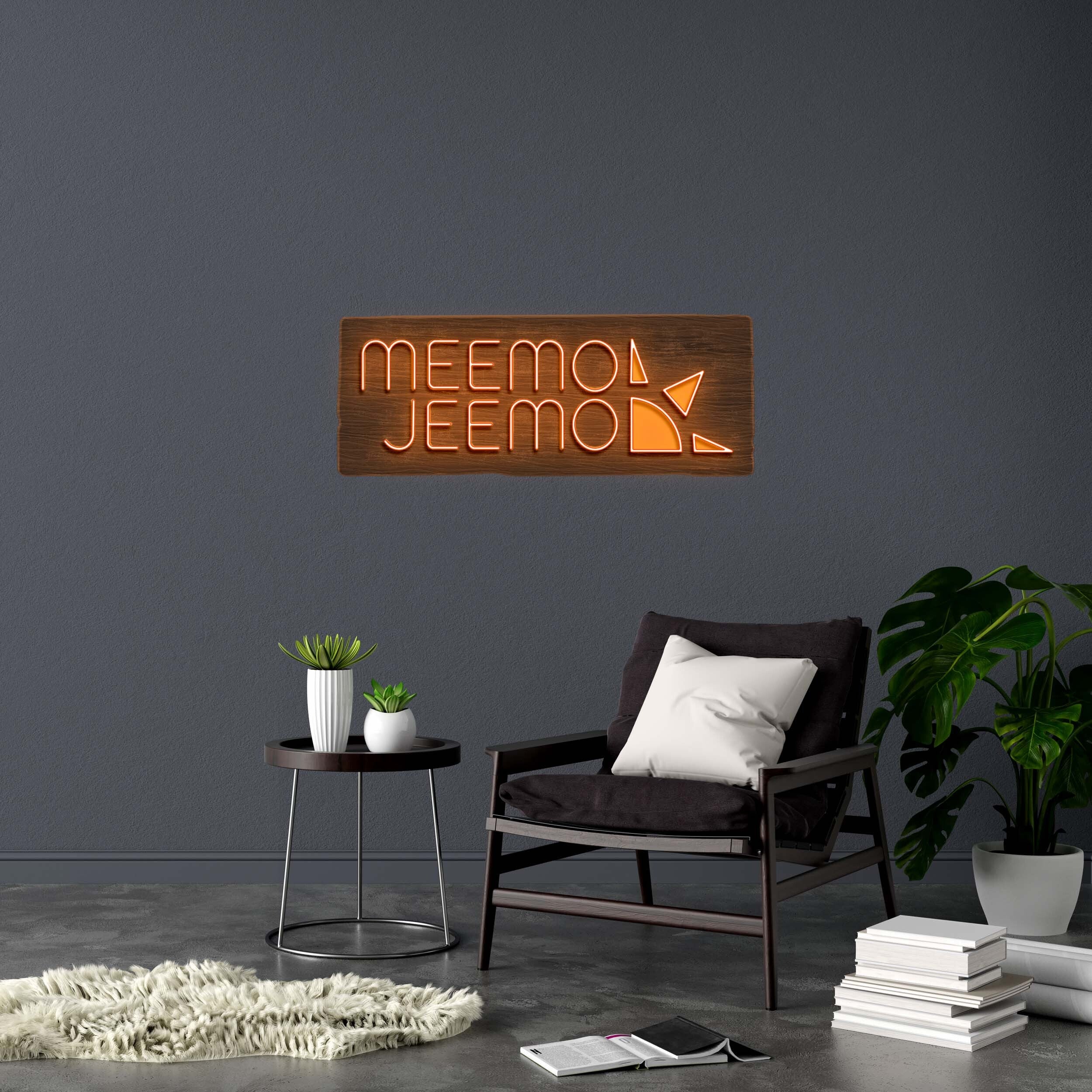 MEEMO JEEMO - Premium Neon Artwork