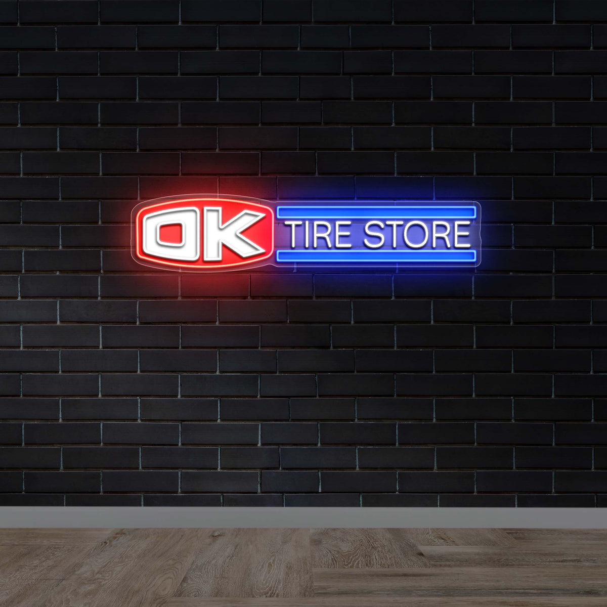 OK Tire Store - Premium Neon Artwork