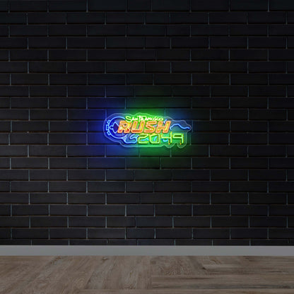 RUSH 2049 - Premium Neon Artwork
