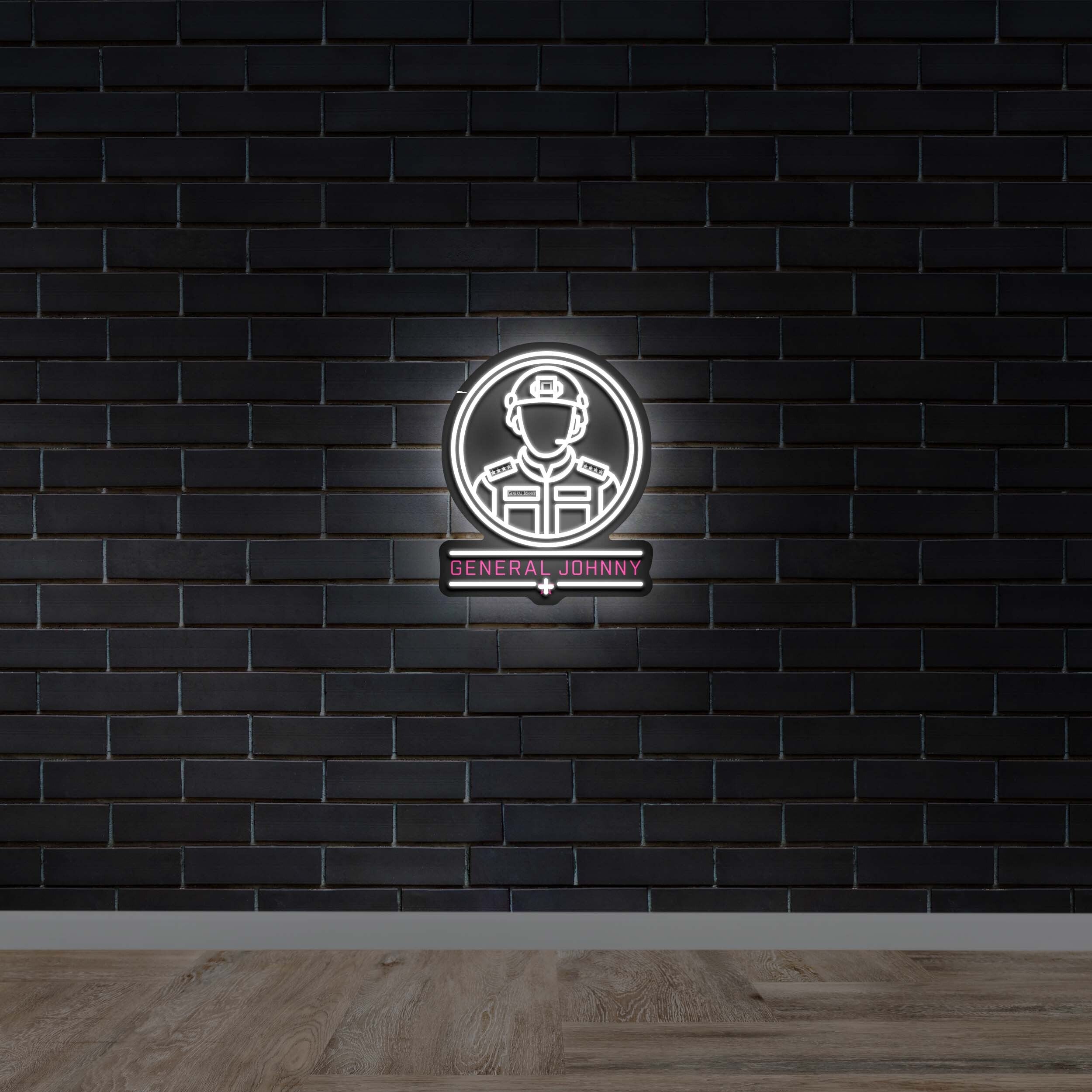 GENERAL JOHNNY - Premium Neon Artwork