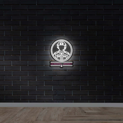 GENERAL JOHNNY - Premium Neon Artwork