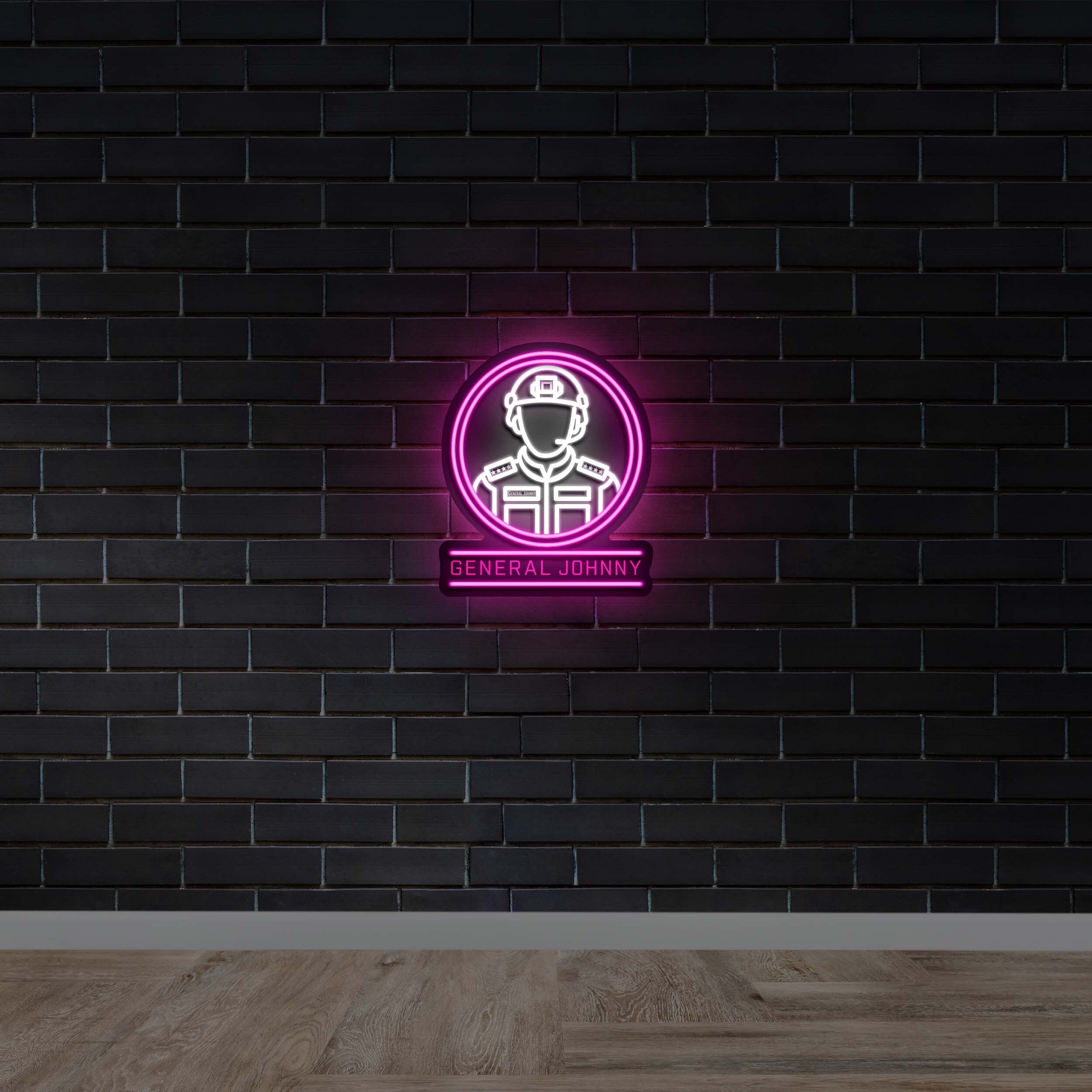 GENERAL JOHNNY - Premium Neon Artwork