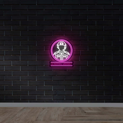 GENERAL JOHNNY - Premium Neon Artwork