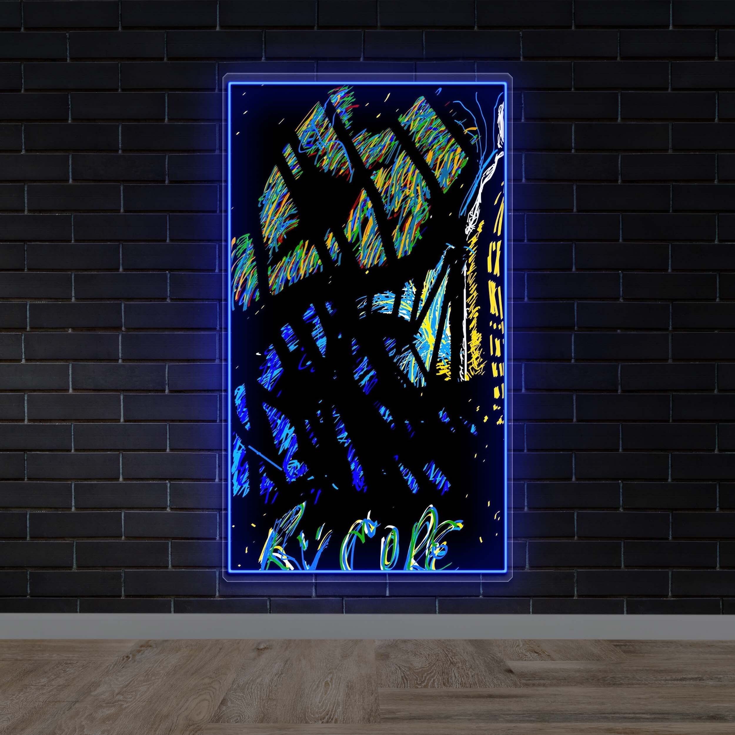 KV Core | Edge-lit Acrylic - Premium Neon Artwork