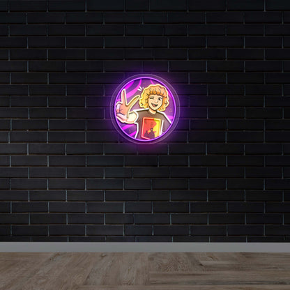 Retro Icon Portrait - Premium Neon Artwork