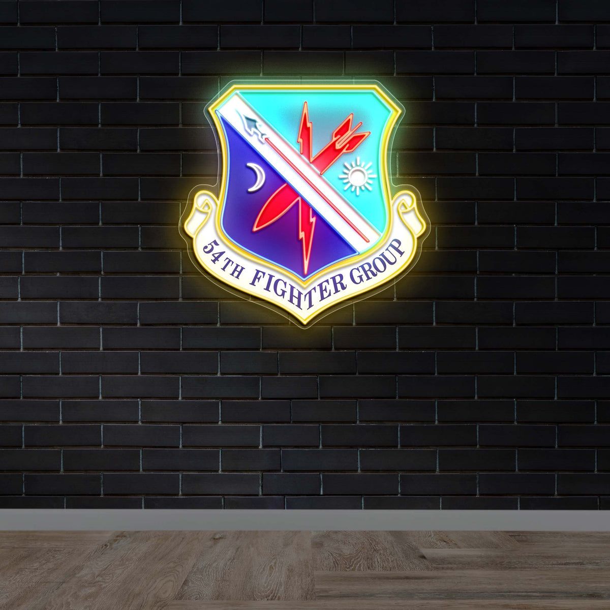 54th Fighter Group - Premium Neon Artwork