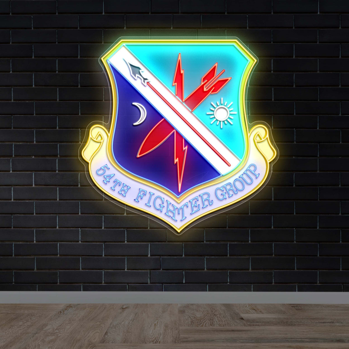 54th Fighter Group - Premium Neon Artwork