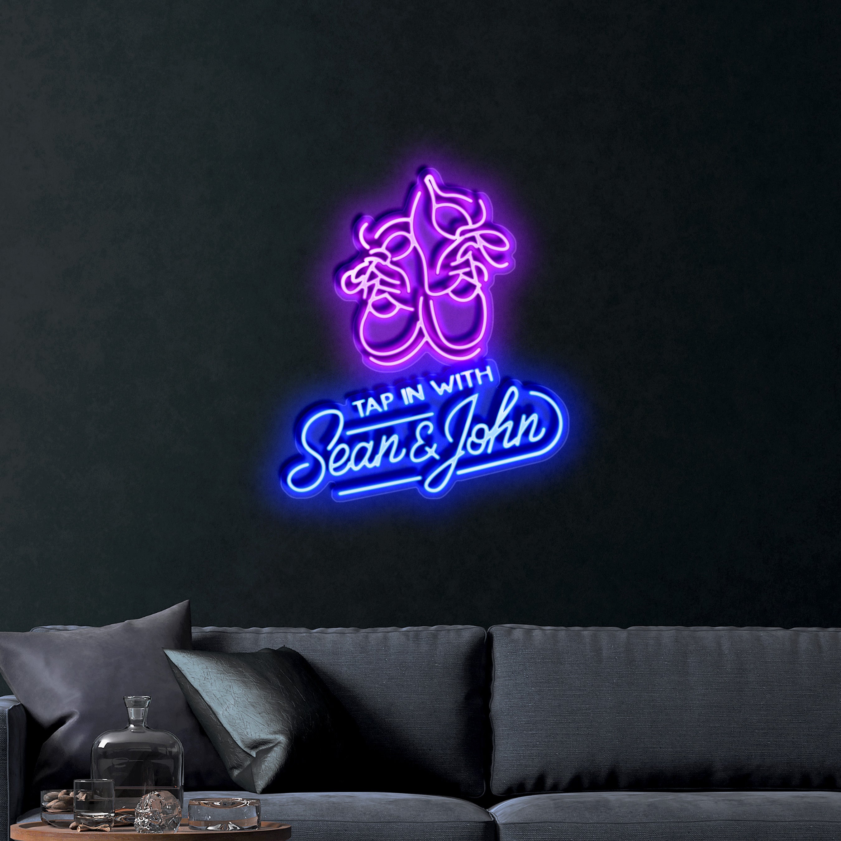 Tap In With Sean & John – Premium Neon Artwork