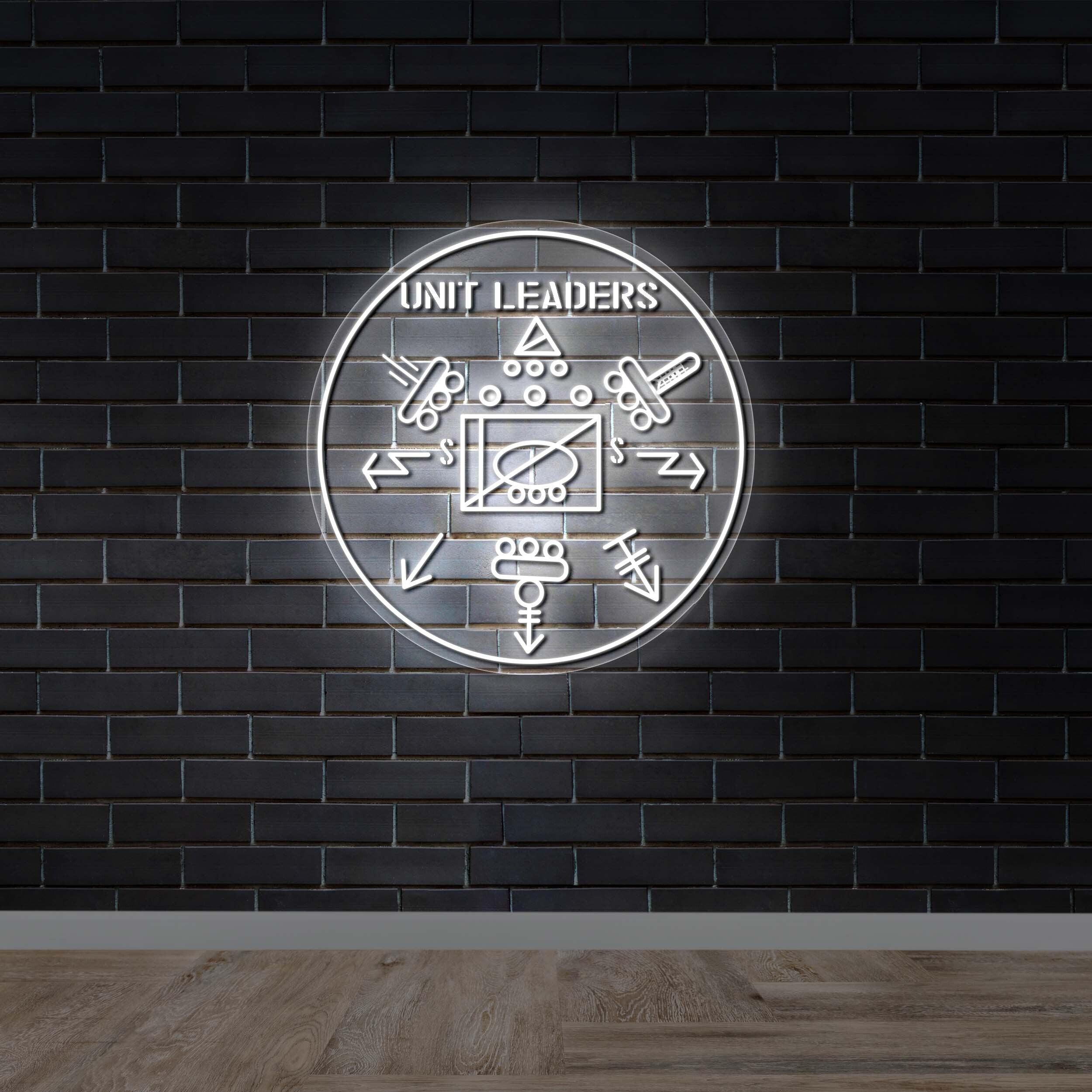 Unit Leaders - Premium Neon Artwork