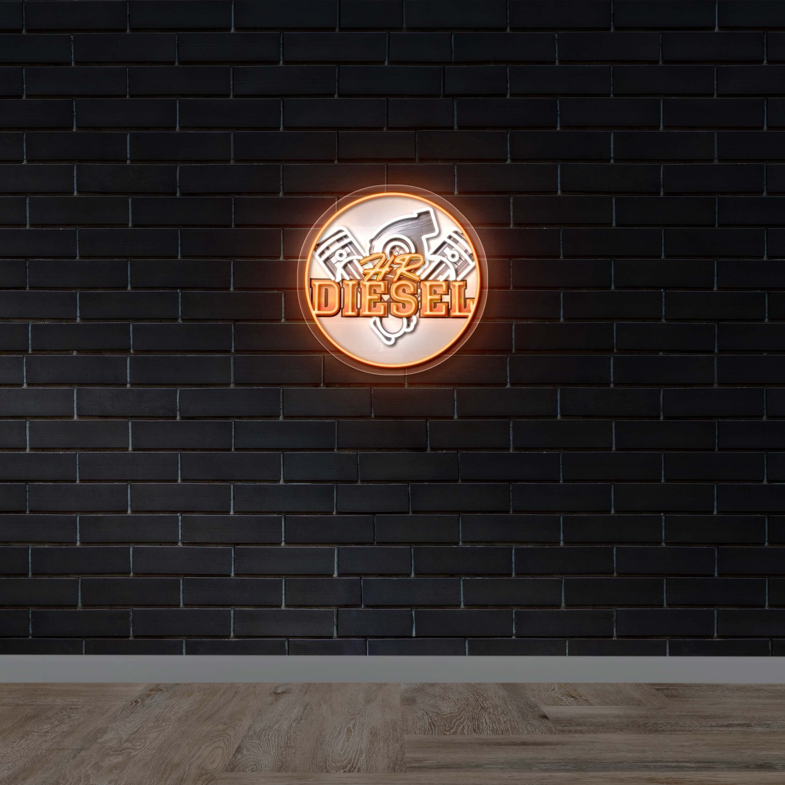 HR Diesel - Premium Neon Artwork