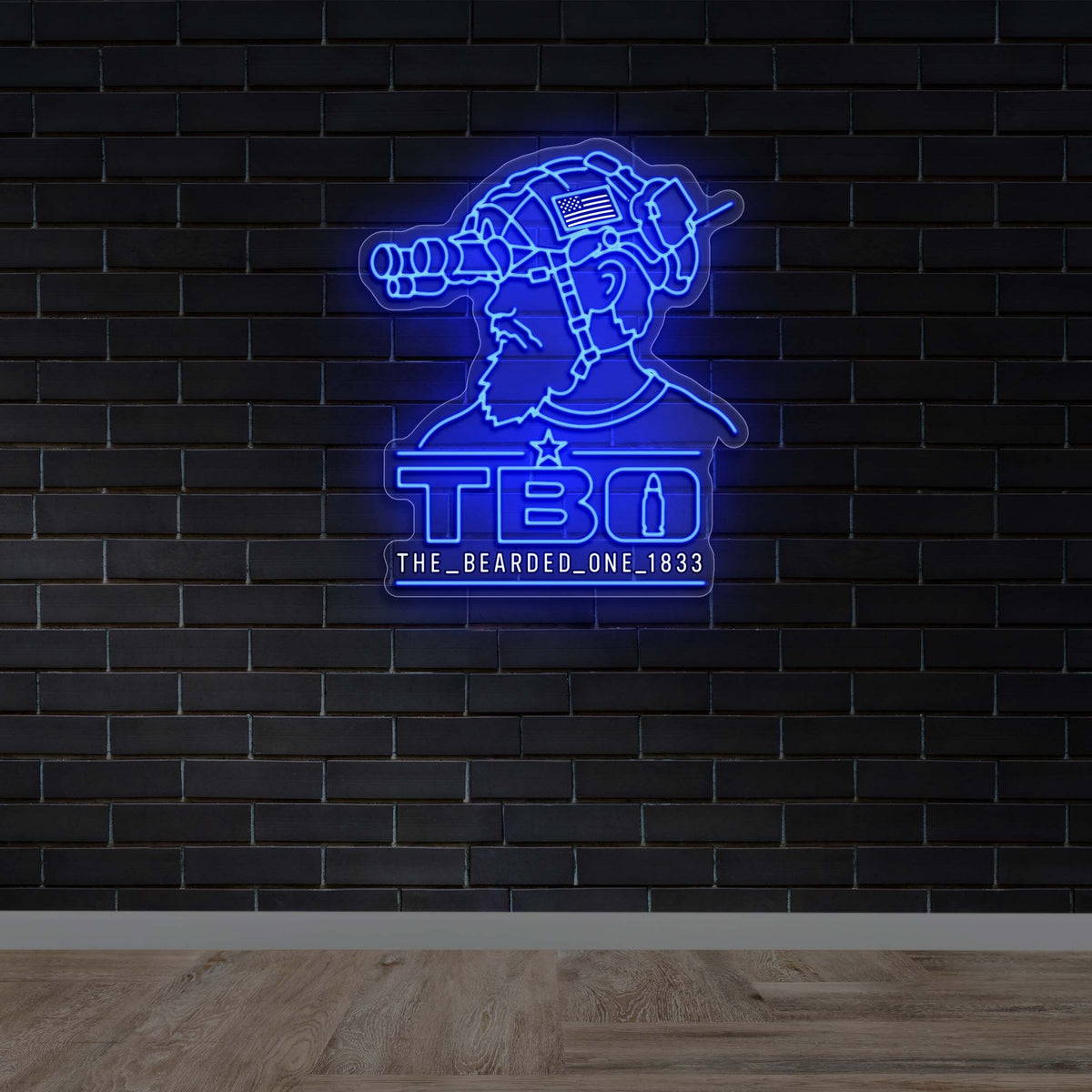 TBO The Bearded One - Premium Neon Artwork