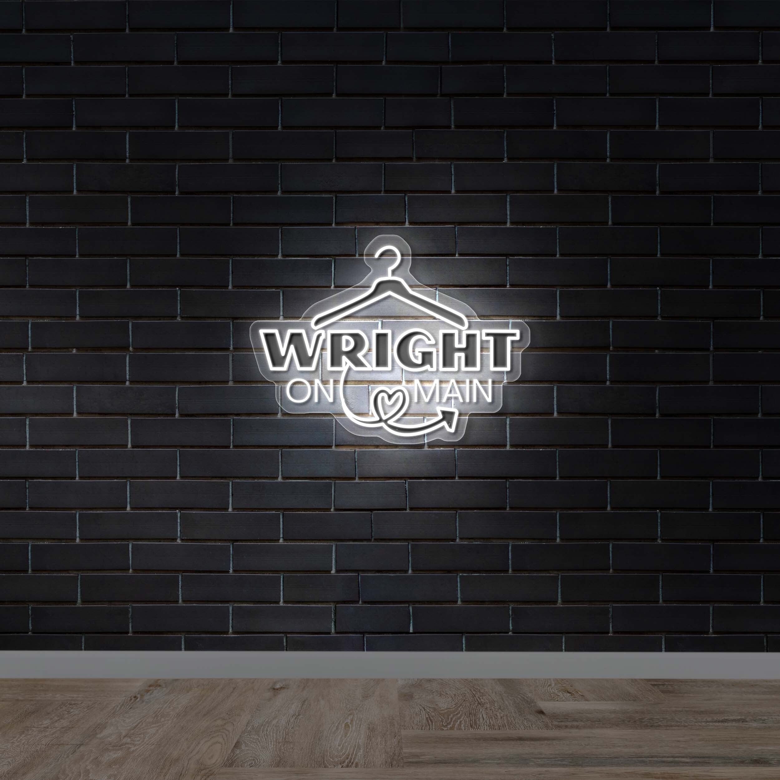 WRIGHT ON MAIN - Premium Neon Artwork