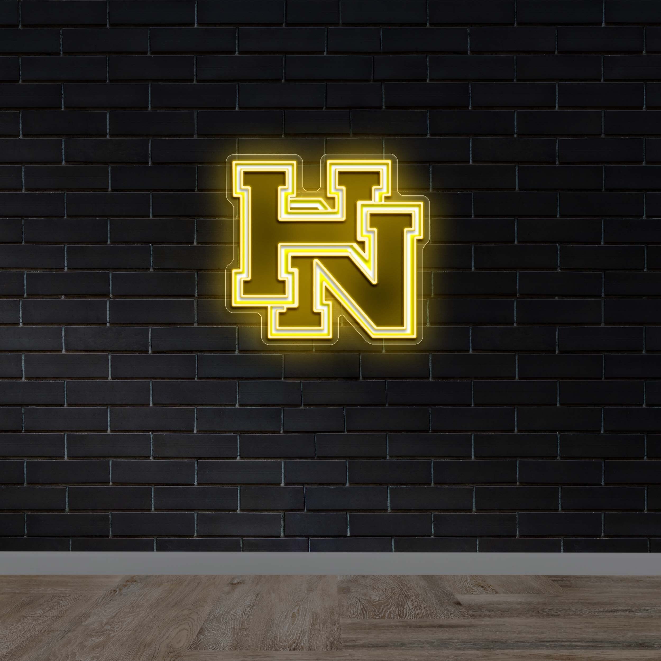 HN Letter Logo - Premium Neon Artwork