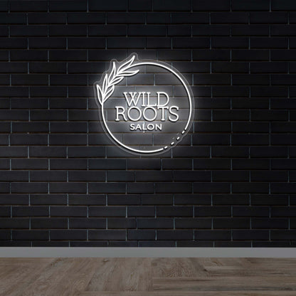 WILD ROOTS SALON - Premium Neon Artwork
