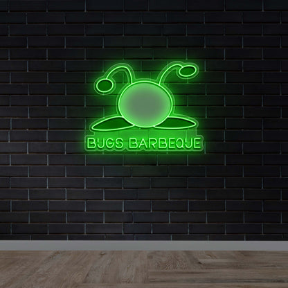 BUGS BARBEQUE - Premium Neon Artwork
