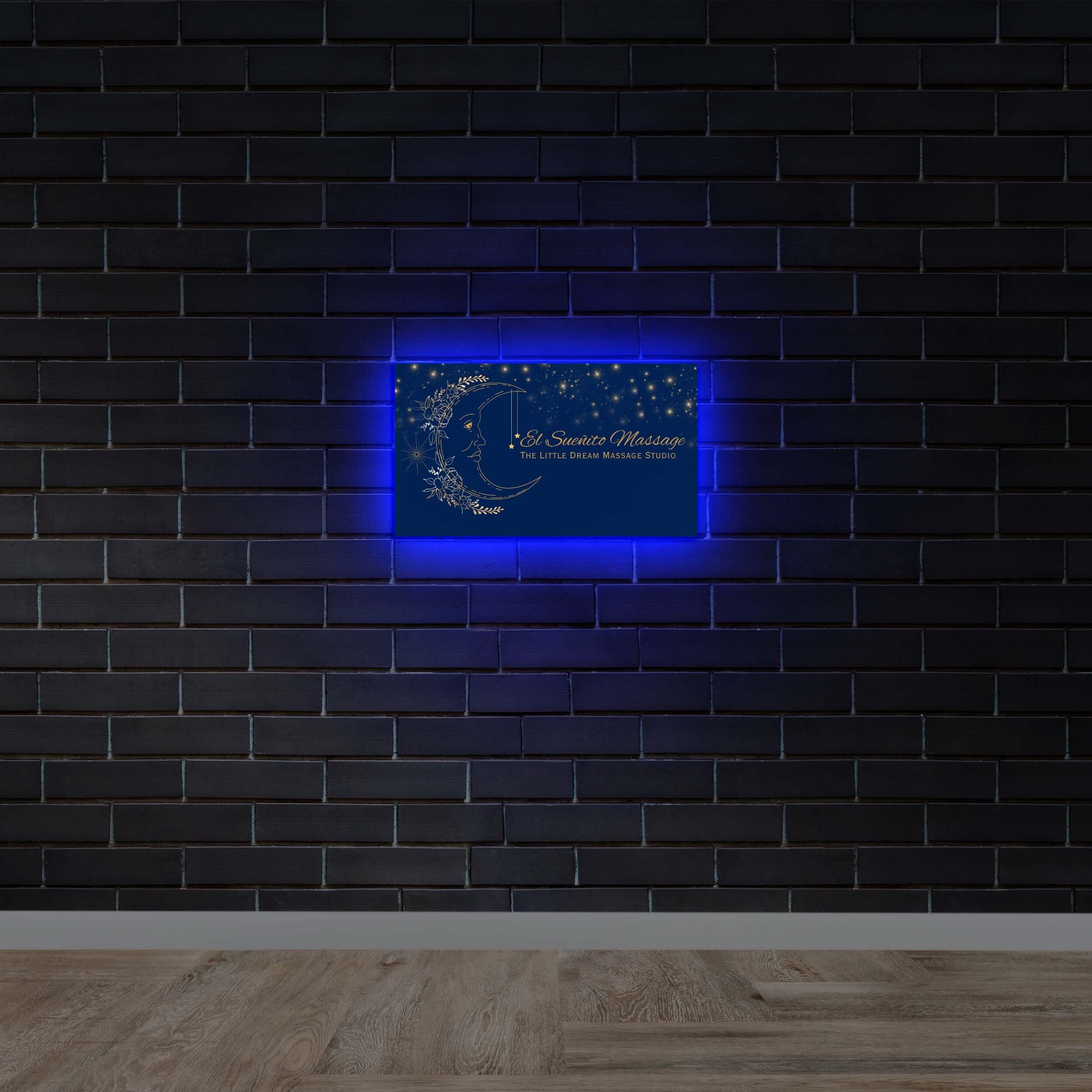 El Suenito Massage II Backlit Version - Premium Neon Artwork