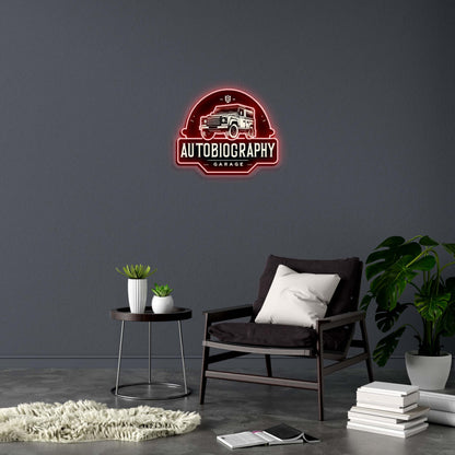 AUTOBIOGRAPHY - Premium Neon Artwork