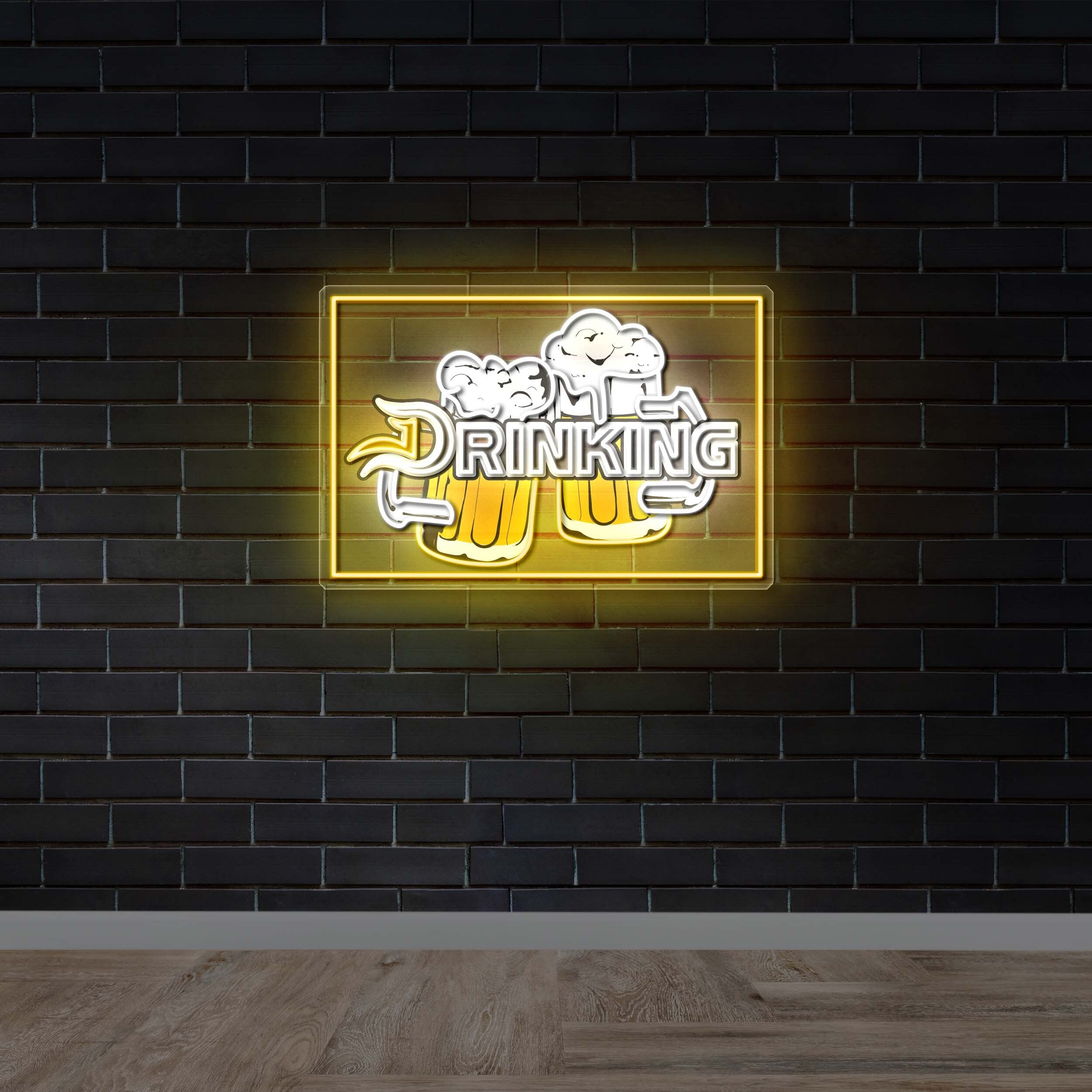 DRINKING - Premium Neon Artwork