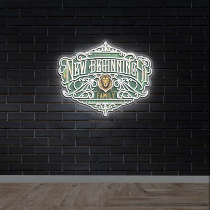 New Beginning - Premium Neon Artwork