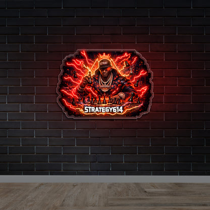 STRATEGY614 - Premium Neon Artwork