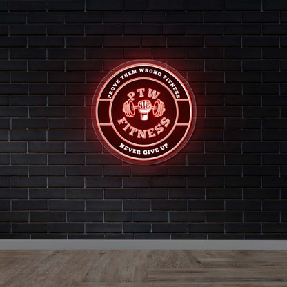 PTW FITNESS - Premium Neon Artwork