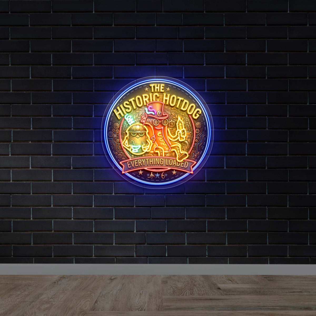 THE HISTORIC HOTDOG - Premium Neon Artwork