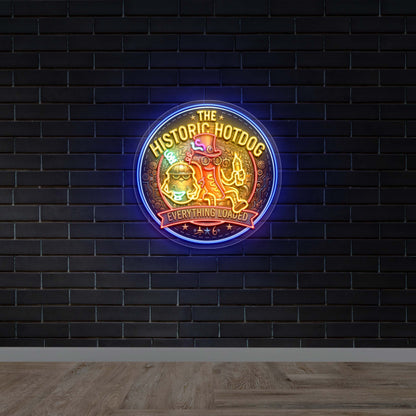THE HISTORIC HOTDOG - Premium Neon Artwork